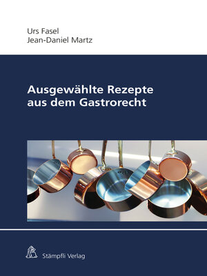 cover image of Ausgewählte Rezepte aus dem Gastrorecht
